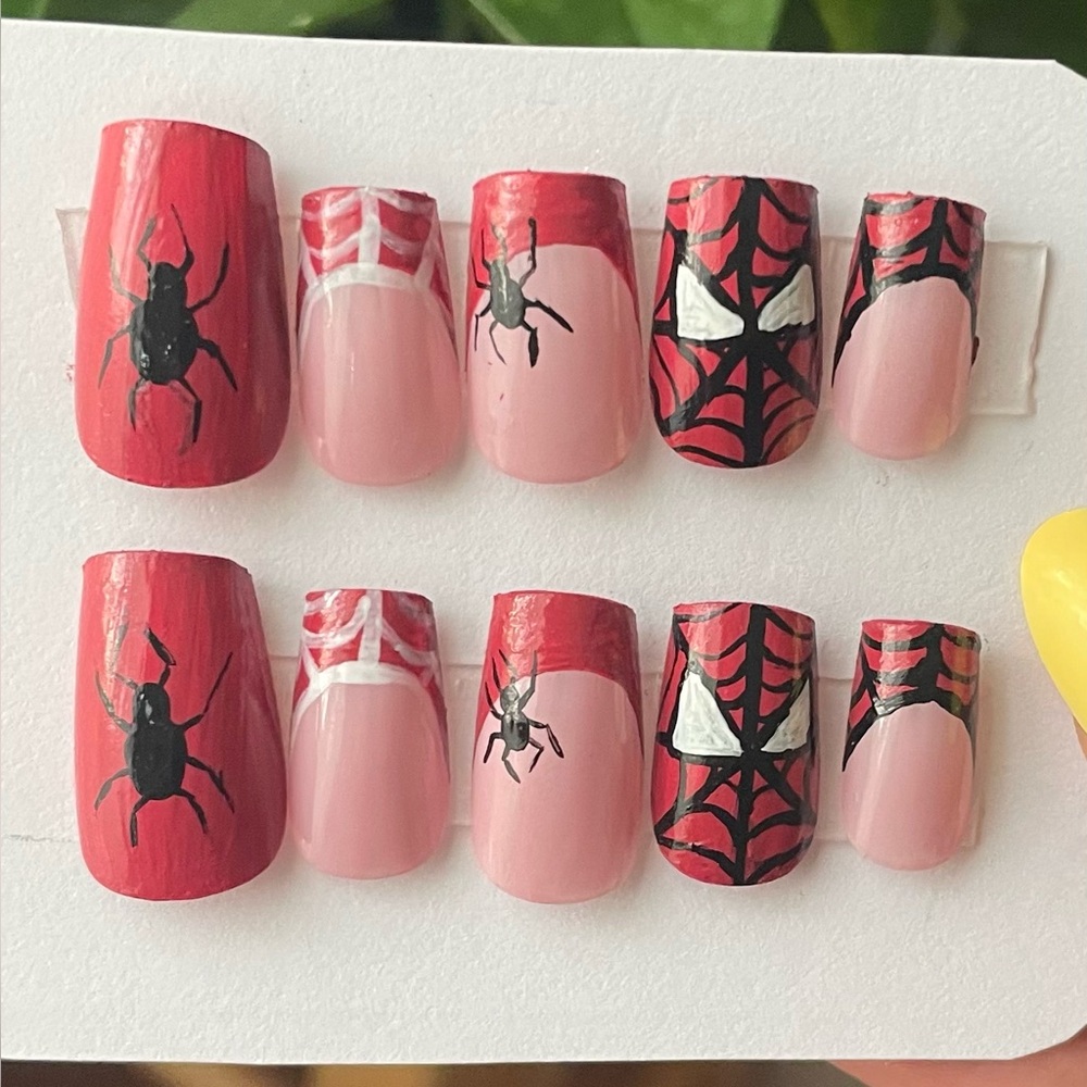Spider-Man themed Handmade nails set